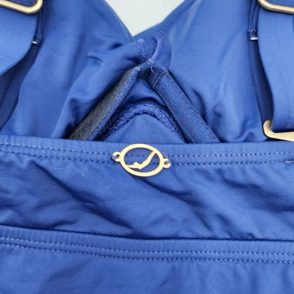Jantzen Two-Piece‎ Swimsuit Navy Women's Size 10